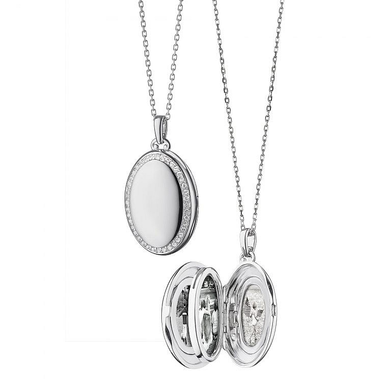 THE FOUR IMAGE "MIDI" SAPPHIRE LOCKET