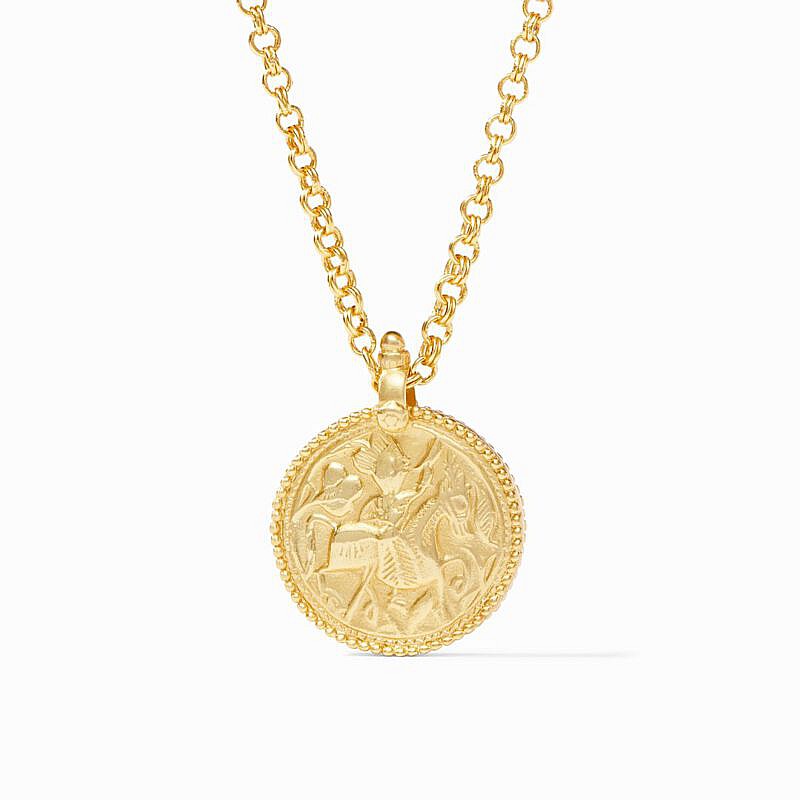 Julie Vos Coin Pendant Necklace