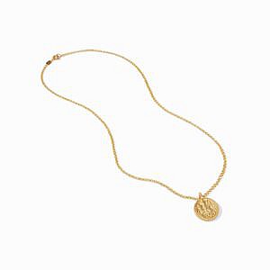 Julie Vos Coin Pendant Necklace