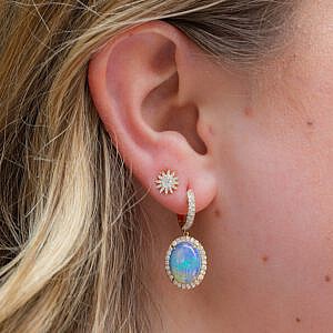 MB Essentials Sunburst Earrings Styled