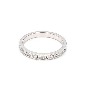 Channel Set Diamond Band Ring