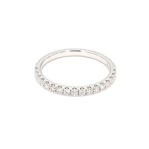 U-Prong Diamond Band Ring