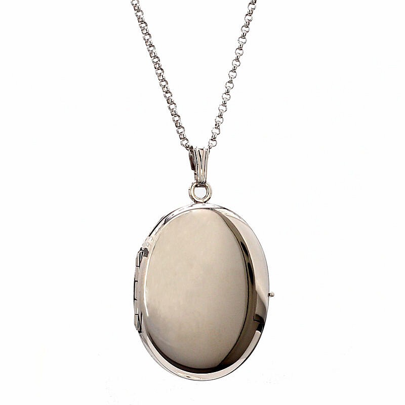 Polished Sterling Silver Locket