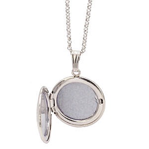 Sterling Silver Engravable Locket Pendant