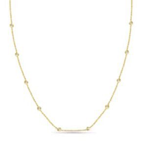 MB Essentials Bezel Diamonds By The Yard Necklace