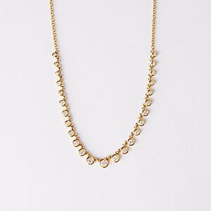 MB Essentials Bezel Diamond Necklace