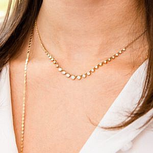 MB Essentials Bezel Diamond Necklace
