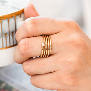 MB Essentials 5 Row Wrap Ring