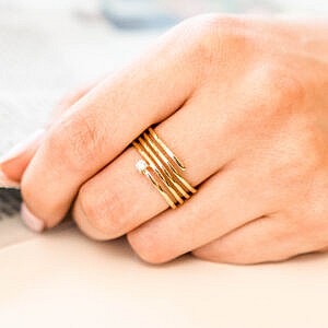 MB Essentials 5 Row Wrap Ring