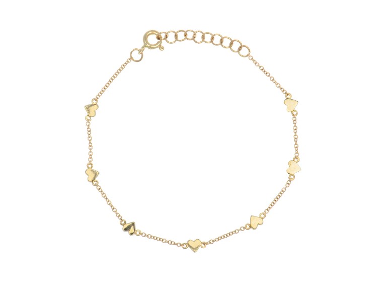 Bailey's Icon Collection Gold Heart Station Bracelet