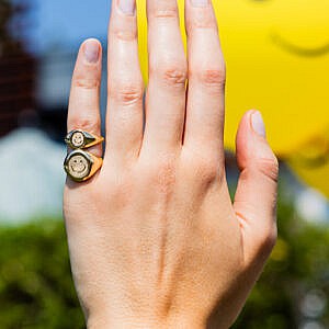 Two Signet Rings on hand. World's Most Perfect Signet Ring.