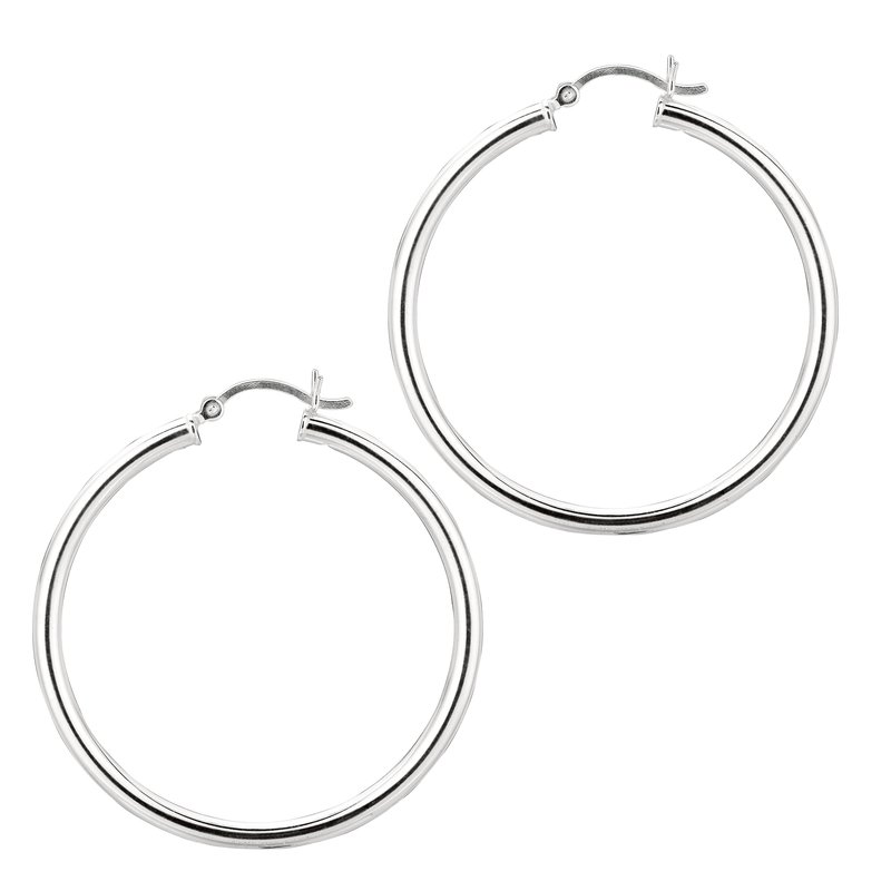 Sterling Collection 40MM Hoop Earrings