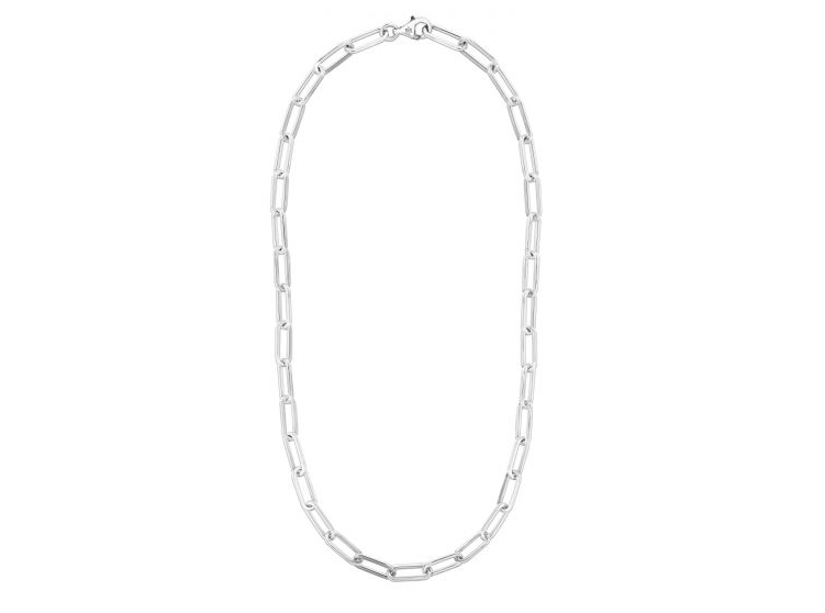Sterling Collection Paperclip Link Necklace